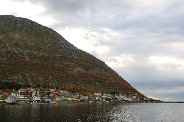 Bildet viser kystbygda Gryllefjord på Senja